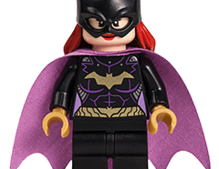 Lego Minifigura - Batgirl, Lavender Cape