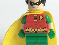 Lego Minifigura - Robin - Short Sleeves, Spiky Hair