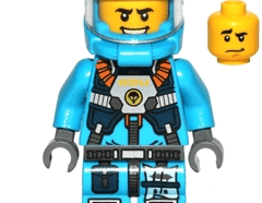 Lego minifigura - Alien Defense Unit Soldier 4