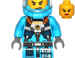 Lego minifigura - Alien Defense Unit Soldier 5, Female