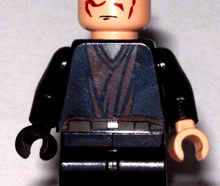 Lego minifigura - Anakin Skywalker with Black Right Hand (without Hair)
