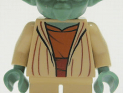 Lego Minifigura - Yoda (Clone Wars, Gray Hair)