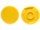 Lego alkatrész - Bright Light Orange Tile, Round 2x2 with Bottom Stud Holder