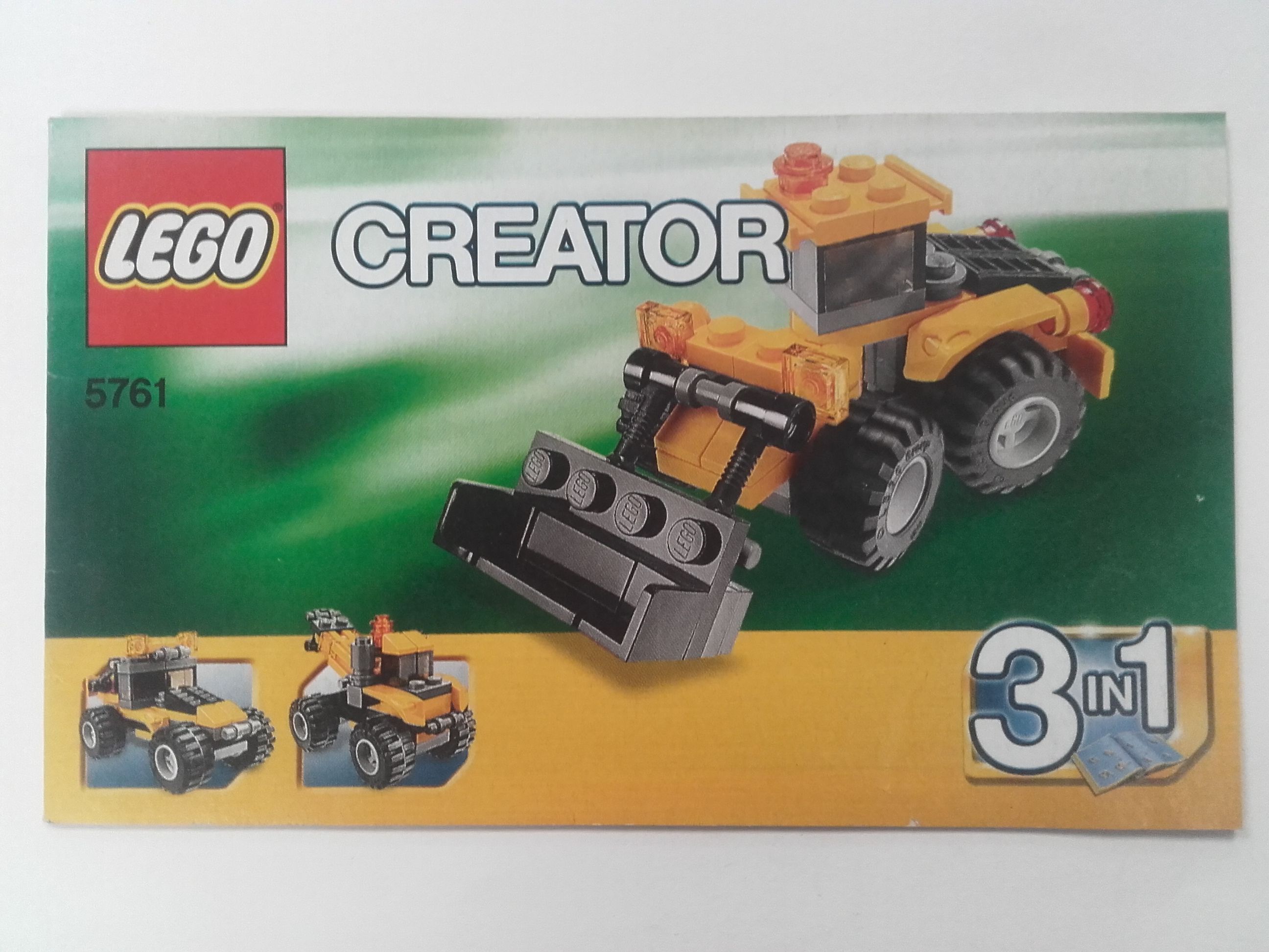 Lego Creator – Összeszerelési útmutató 5761