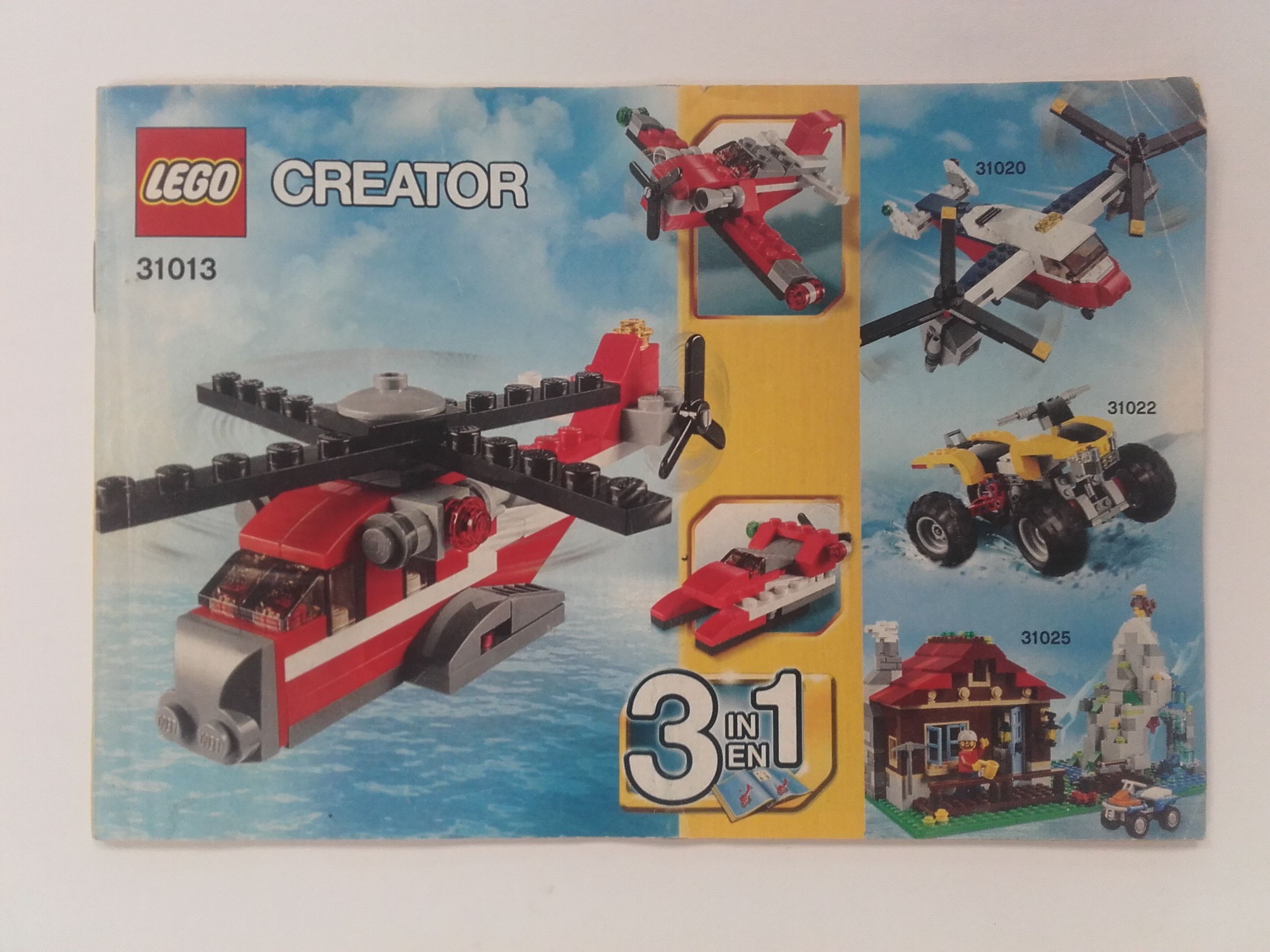 Lego Creator – Összeszerelési útmutató 31013