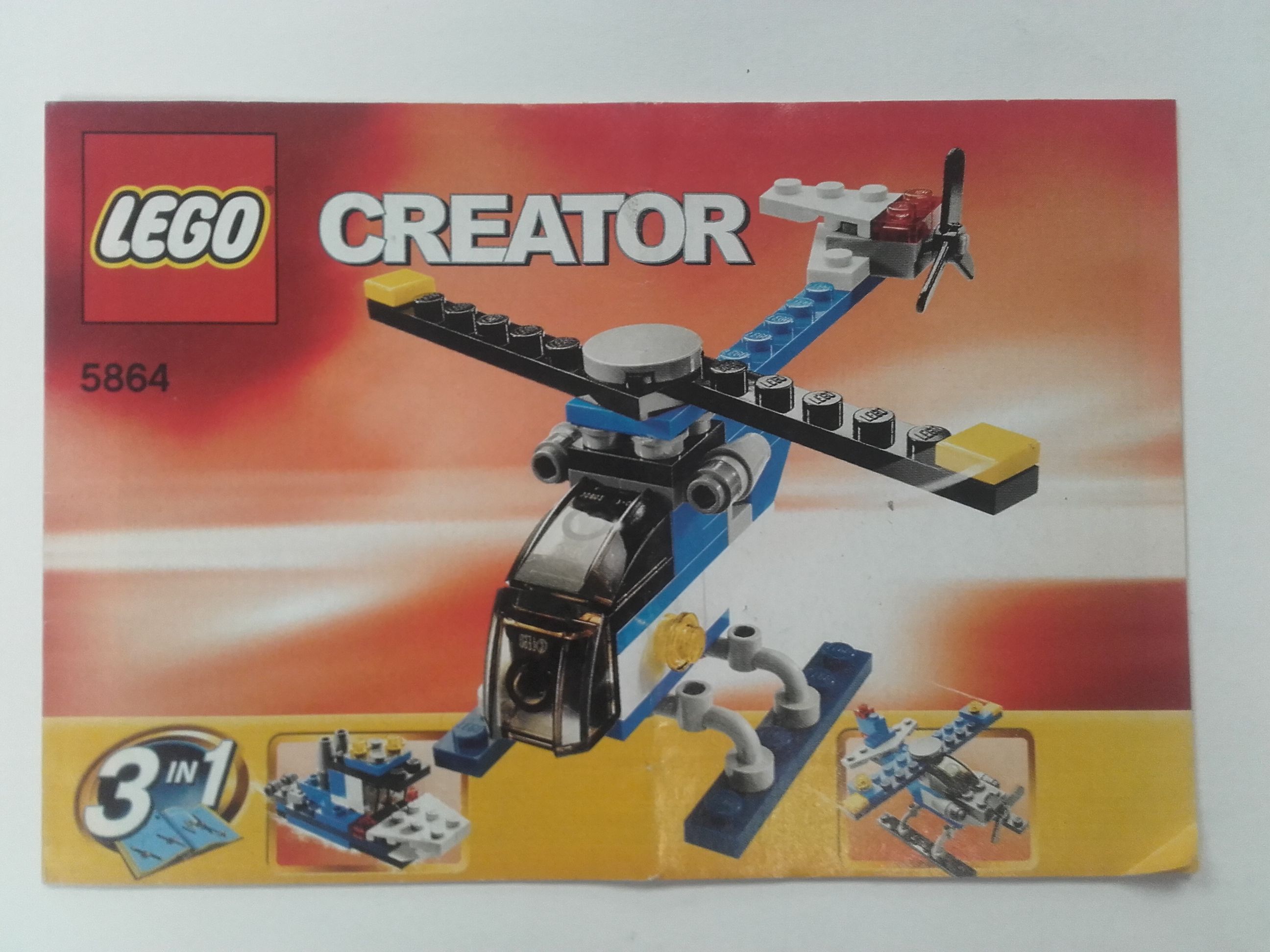 Lego Creator – Összeszerelési útmutató 5864