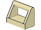 Lego alkatrész - Tan Tile, Modified 1x2 with Handle