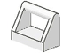 Lego alkatrész - White Tile, Modified 1x2 with Handle