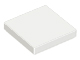 Lego alkatrész - White Tile 2x2 with Groove