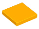 Lego alkatrész - Bright Light Orange Tile 2x2 with Groove