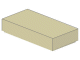 Lego alkatrész - Tan Tile 1x2 with Groove
