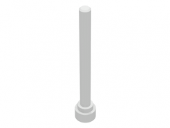Lego alkatrész - White Antenna 1x4-Flat Top