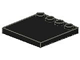 Lego alkatrész - Black Tile, Modified 4x4 with Studs on Edge