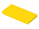 Lego alkatrész - Yellow Tile 2x4