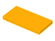 Lego alkatrész - Bright Light Orange Tile 2x4