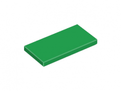Lego alkatrész - Green Tile 2x4