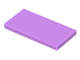 Lego alkatrész - Medium Lavender Tile 2x4