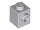 Lego alkatrész - Light Bluish Gray Brick, Modified 1x1 with Stud on 1 Side