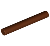 Lego alkatrész - Reddish Brown Bar 3L (Bar Arrow)