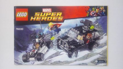 Lego Marvel Super Heroes – Összeszerelési útmutató 76030