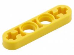 Lego alkatrész - Yellow Technic, Liftarm 1x4 Thin
