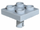 Lego alkatrész - Light Bluish Gray Plate, Modified 2x2 with Pin on Bottom