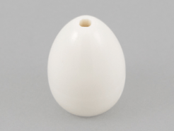 Lego alkatrész - White Egg with Hole on Top