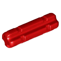 Lego alkatrész - Red Technic, Axle 2 Notched