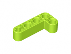 Lego alkatrész - Lime Technic, Liftarm 2x4 L-Shape Thick