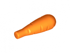 Lego alkatrész - Orange Carrot (Club)