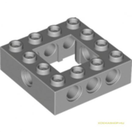 Lego alkatrész - Light Bluish Gray Technic, Brick 4x4 Open Center