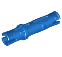 Lego alkatrész - Blue Technic, Pin 3L with Friction Ridges Lengthwise