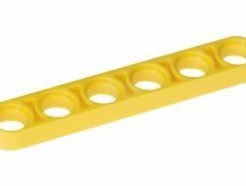 Lego alkatrész - Yellow Technic, Liftarm 1x6 Thin