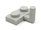 Lego alkatrész - Light Bluish Gray Plate, Modified 1x2 with Arm Up (Horizontal Arm Length 5mm)
