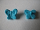 Lego alkatrész - Medium Azure Friends Accessories Hair Decoration, Butterfly with Pin