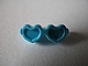 Lego alkatrész - Medium Azure Friends Accessories Glasses, Heart Shaped with Pin