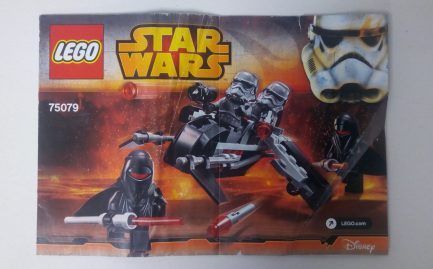 Lego Star Wars – Sérült összeszerelési útmutató 75079