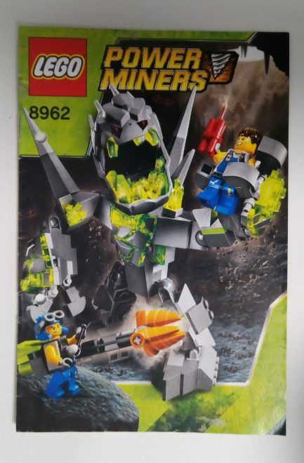 Lego Power Miners – Sérült Összeszerelési útmutató 8962