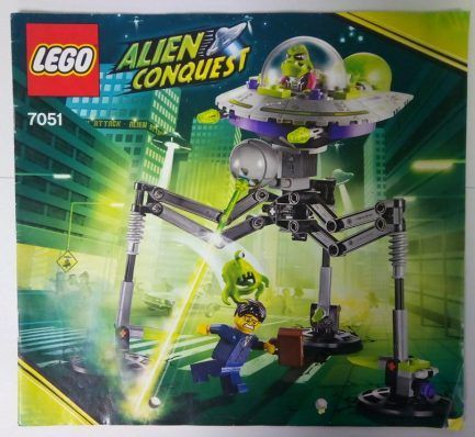 Lego Alien Conquest – Sérült Összeszerelési útmutató 7051