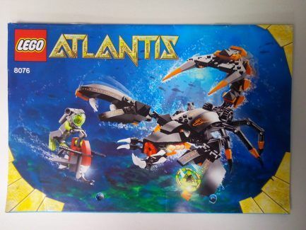 Lego Atlantis – Sérült Összeszerelési útmutató 8058