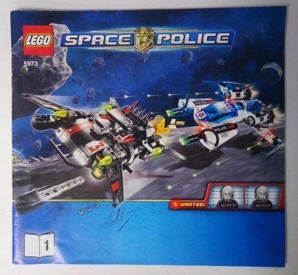 Lego Space Police – Sérült Összeszerelési útmutató 5973-1