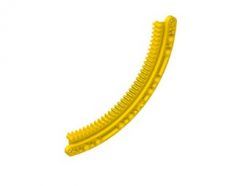 Lego alkatrész - Yellow Technic, Gear Rack 11x11 Curved
