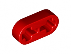 Lego alkatrész - Red Technic, Liftarm 1x2 Thin