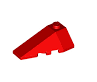 Lego alkatrész - Red Wedge 4x2 Triple Left