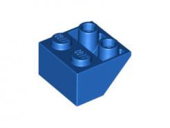 Lego alkatrész - Blue Slope, Inverted 45 2x2