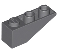 Lego alkatrész - Dark Bluish Gray Slope, Inverted 33 3x1