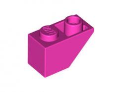 Lego alkatrész - Dark Pink Slope, Inverted 45 2x1