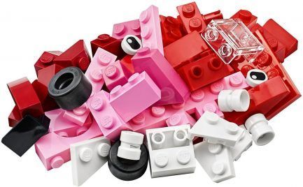 LEGO Classic - Piros kreatív készlet