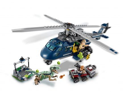 LEGO Jurassic World - Blue helikopteres üldözése