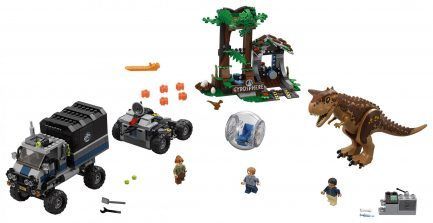 LEGO Jurassic World - Carnotaurus Menekülés a guruló gömbben